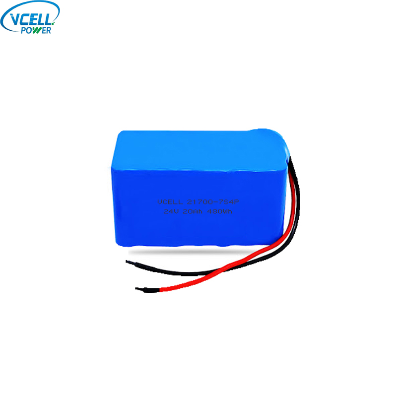 حزمة بطارية ليثيوم أيون 24 فولت 20 أمبير 21700 7S4P